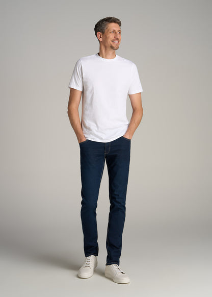 Carman TAPERED Jeans for Tall Men in Blue Steel
