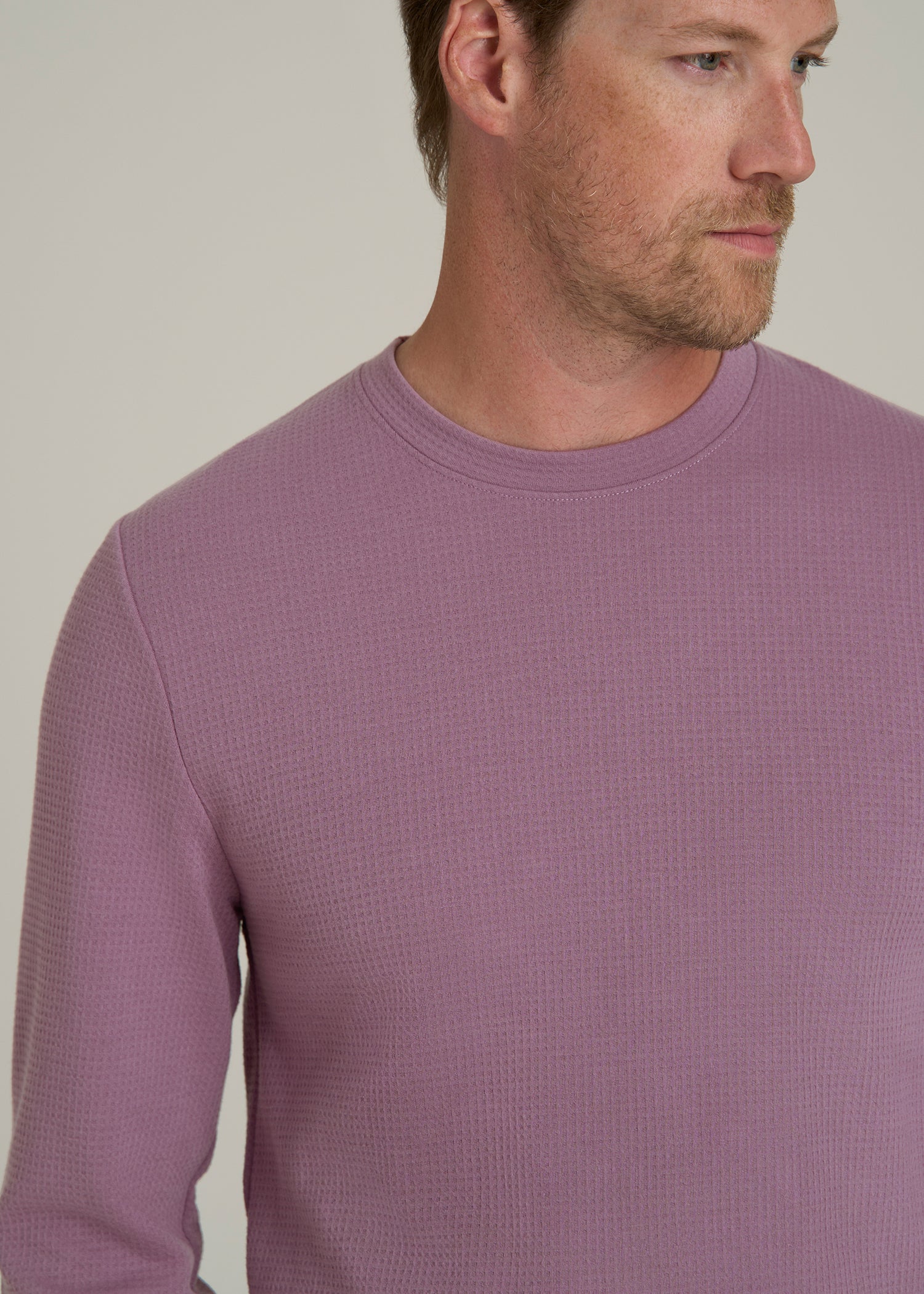 Cloud Knit Waffle Long Sleeve in Grapeade