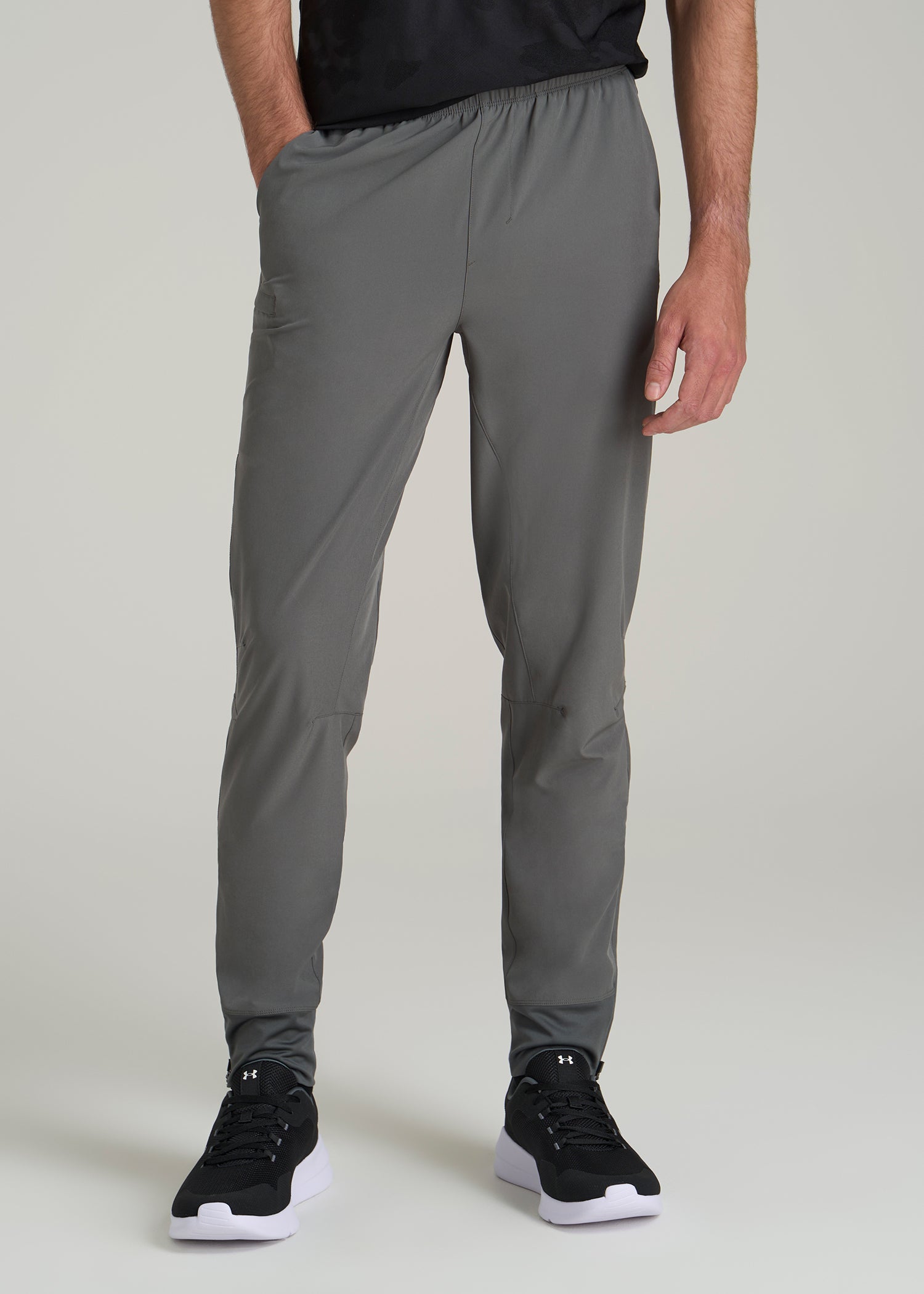 Featherweight Perforated Training Joggers for Tall Men in Graffiti