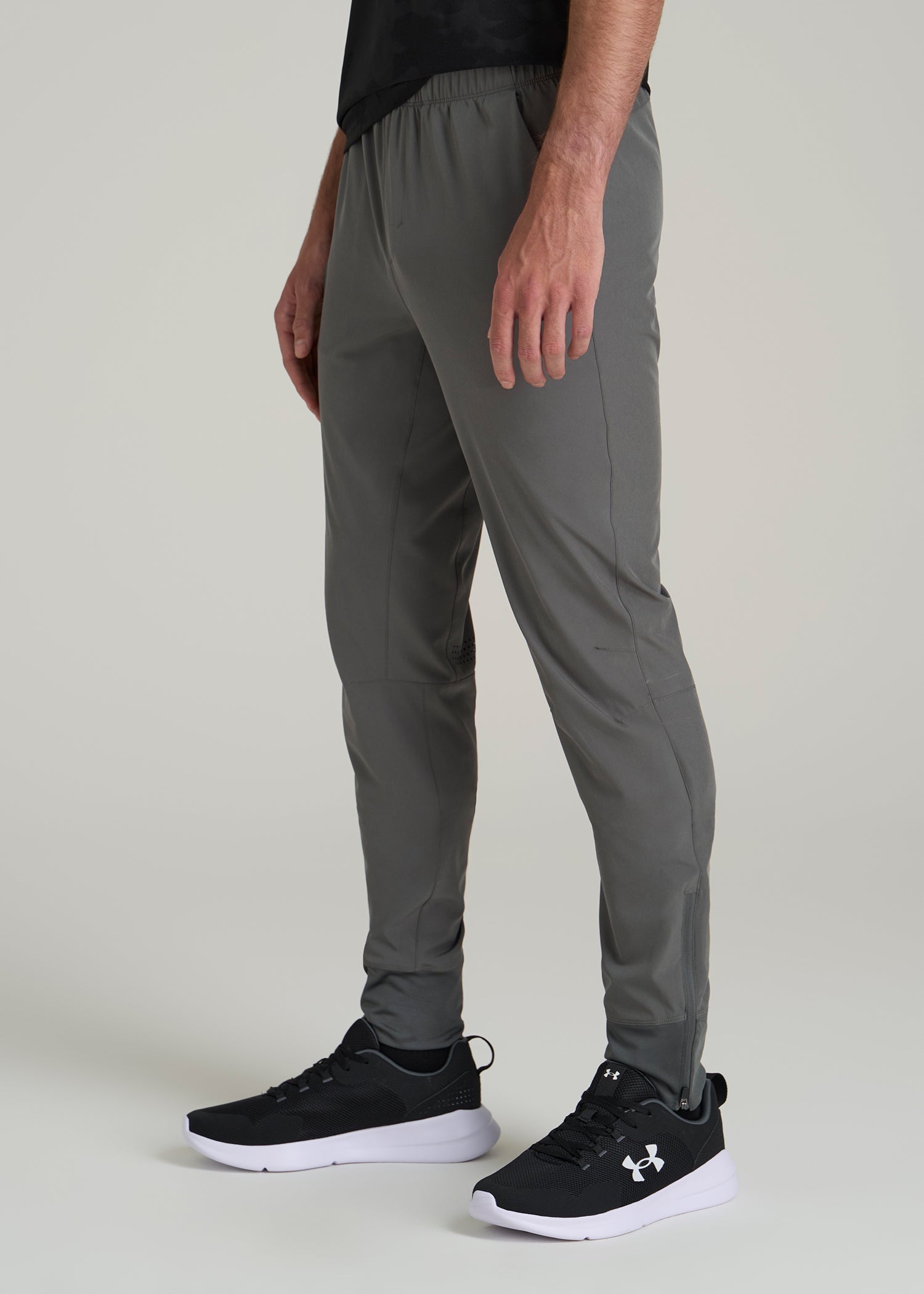 Featherweight Perforated Training Joggers for Tall Men in Graffiti