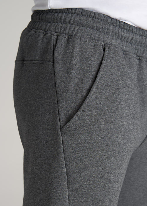 American-Tall-Men-Fleece-Jogger-CharcoalMix-detail