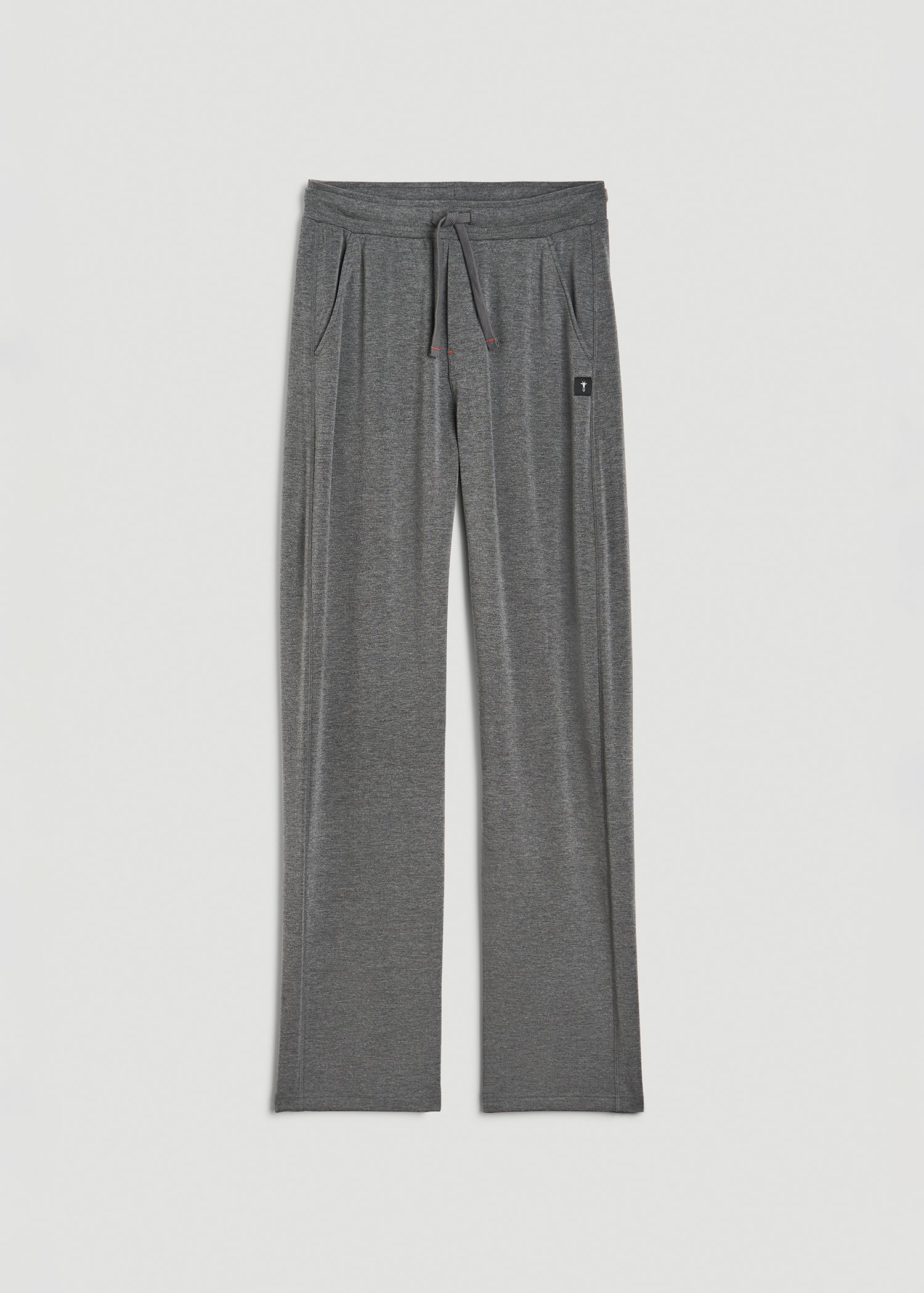 Open-Bottom Tall Men's Pajama Pants in Charcoal Mix