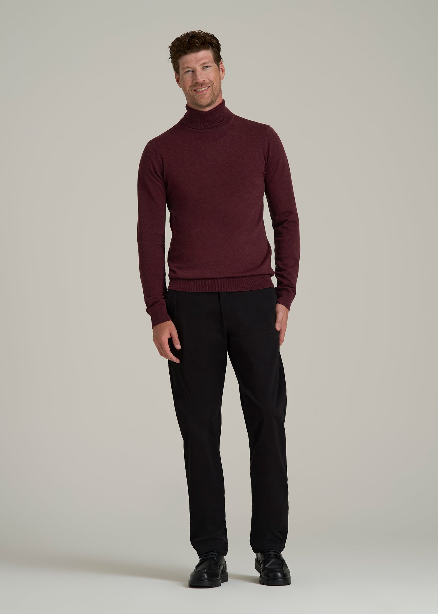 Men's Tall Turtleneck Sweater in Port Royale