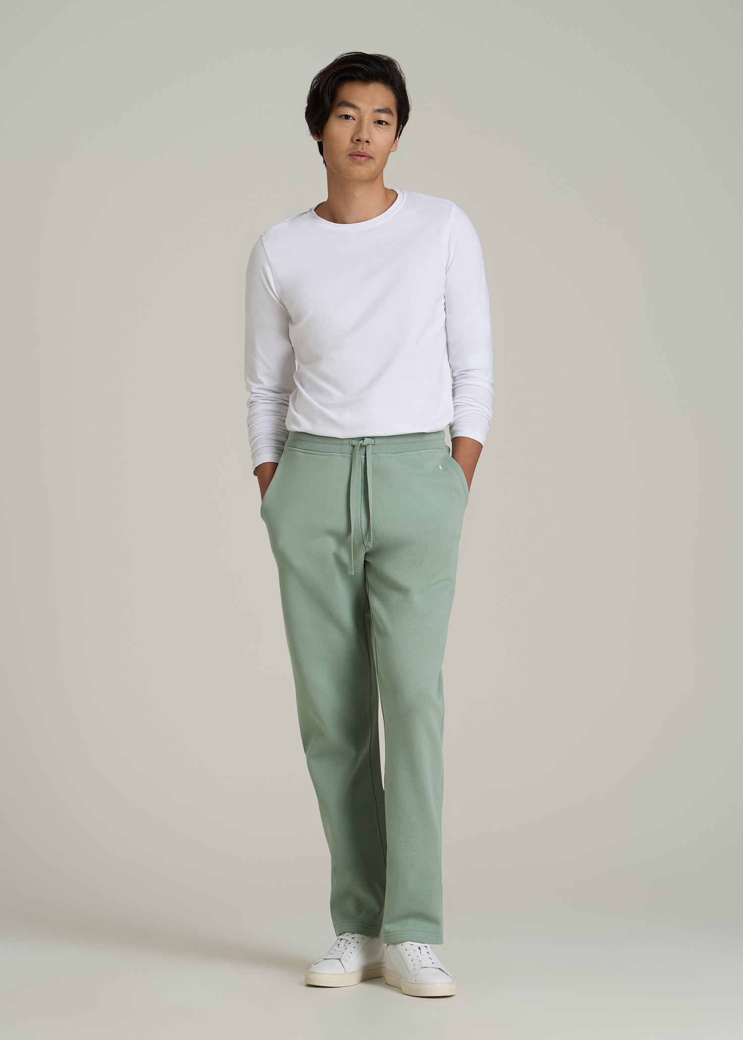 Wearever 2.0 Fleece Straight Leg Sweatpants for Tall Men in Seagrass